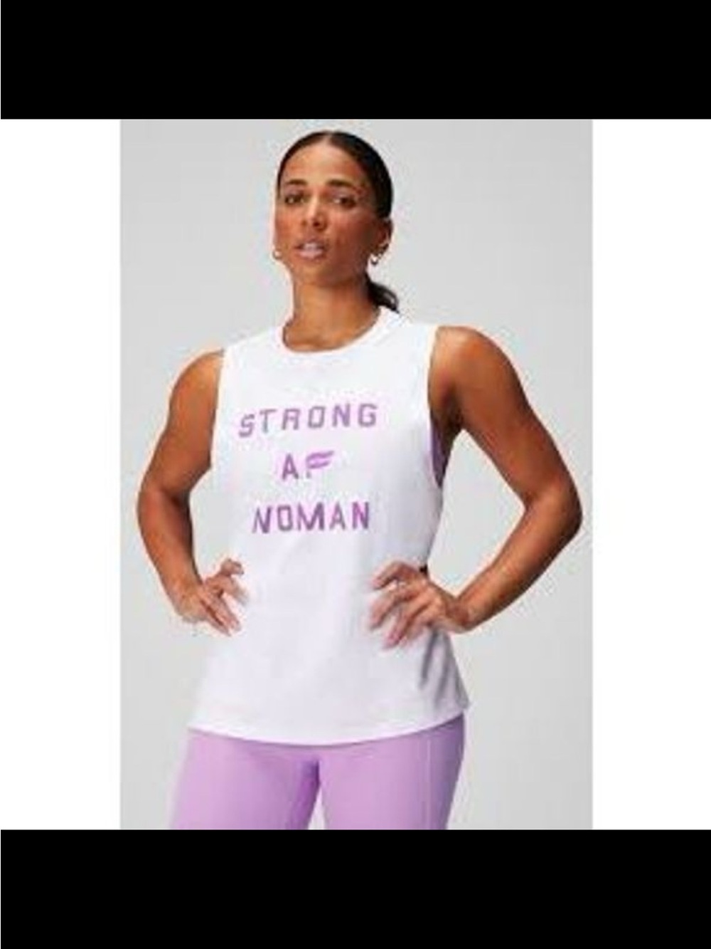 Fabletics graphic sport top size medium